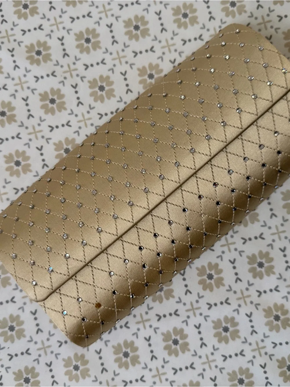 St. John gold quilted
